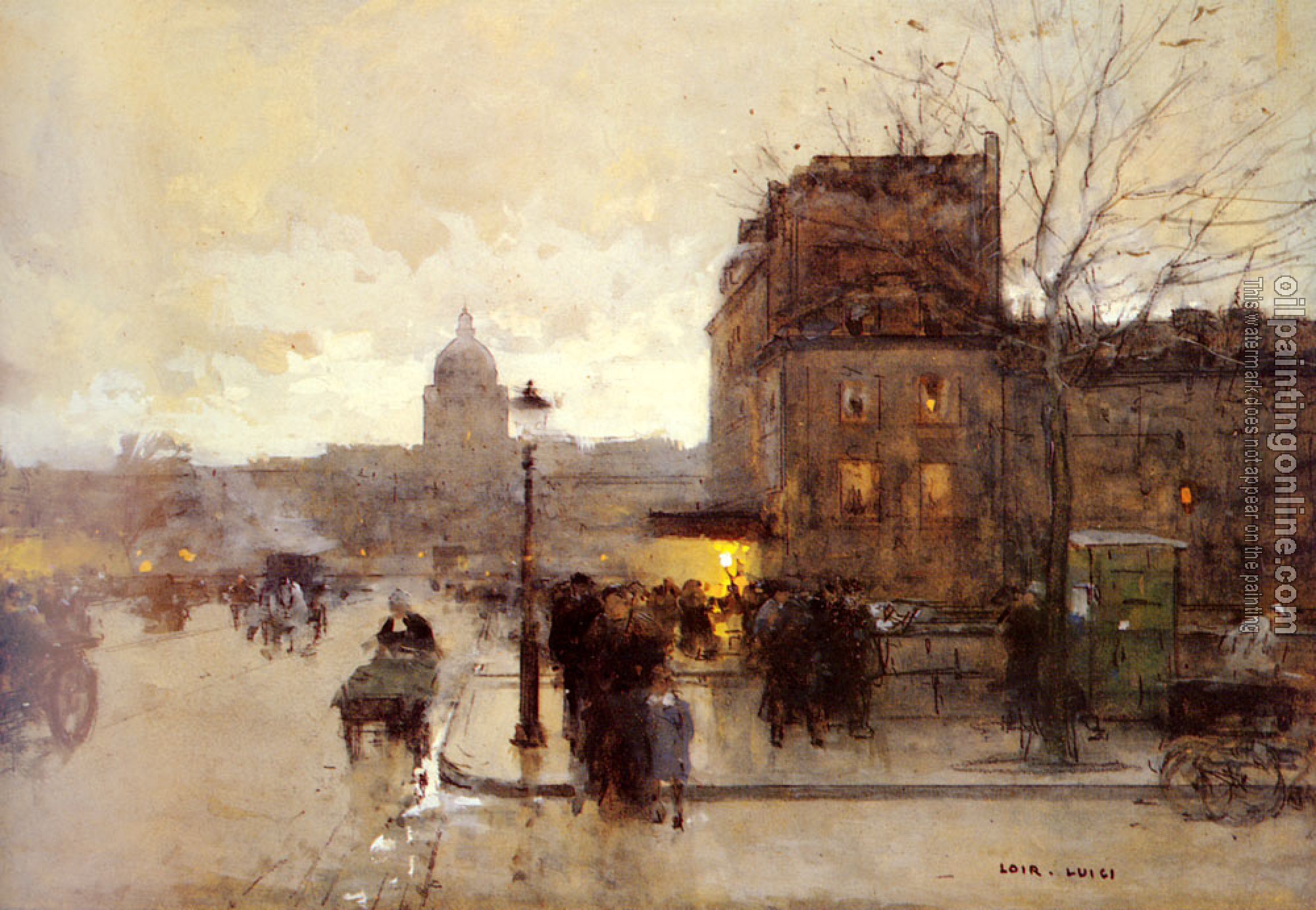 Loir, Luigi - Boulevard Henri IV, Crepuscule